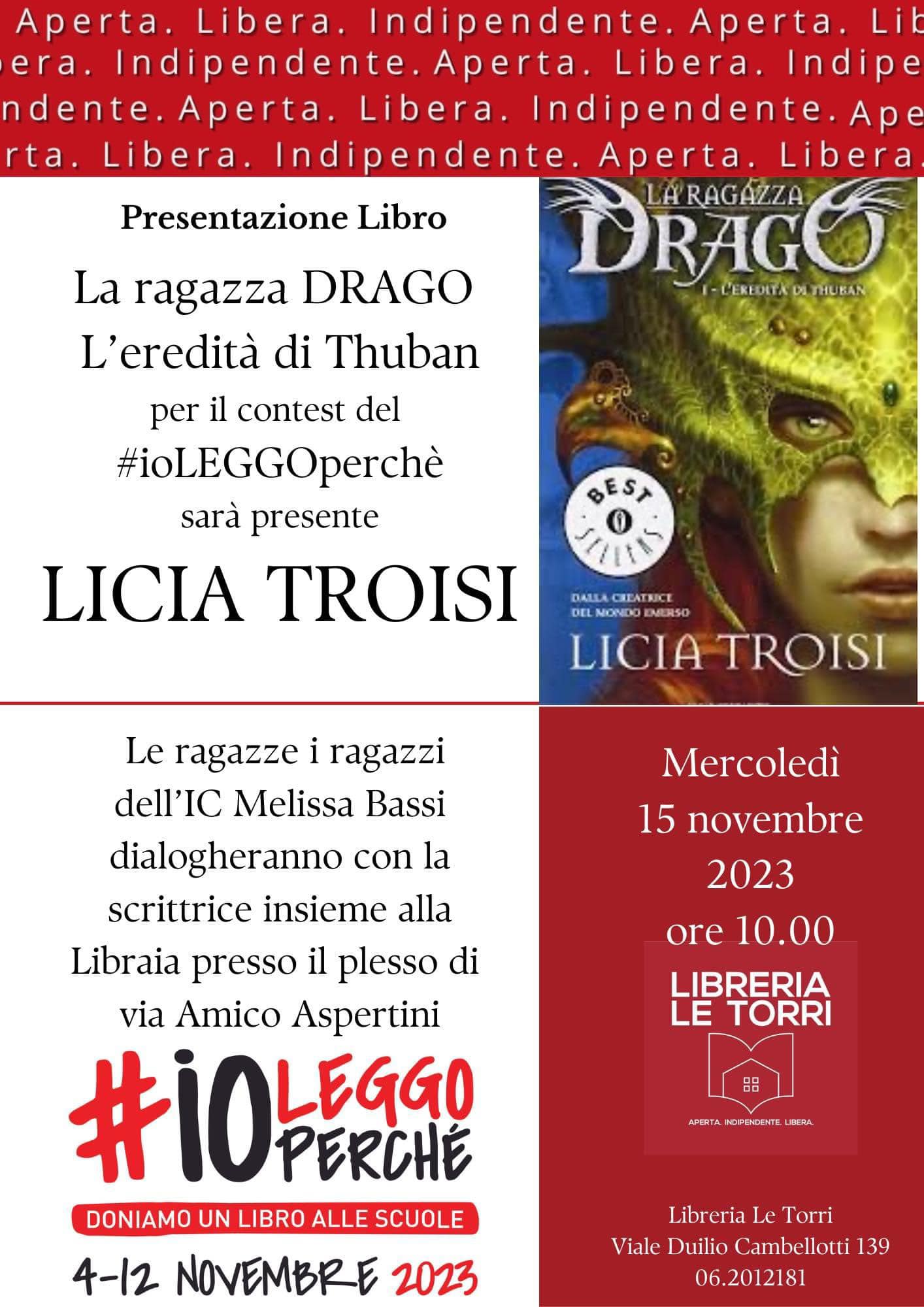 La ragazza drago, Licia Troisi, locandina